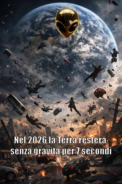 Nel 2026 la Terra resterà senza gravità per 7 secondi